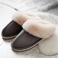 thumbnail image 1 of Fur Slippers Slippers Women Warm Indoor Slippers Soft Home Slippers, 1 of 1