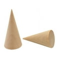thumbnail image 6 of Datingday 5 Pcs/Set Ring Organizer Wooden Cone Creative Ring Holder Jewelry Display Holder, 6 of 7