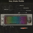 thumbnail image 4 of Teclado inalámbrico para juegos Redragon K517 Pro con retroiluminación RGB, 4 of 9