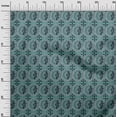 thumbnail image 2 of oneOone Cotton Silk Fabric Floral & Paisley Block Printed Craft Fabric BTY 42 Inch Wide, 2 of 4