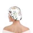 thumbnail image 6 of Yiaed Watercolor Ladybug Print Reusable Shower Cap & Bath Cap & Lined, Oversized Waterproof Shower Caps Designed for all Hair Lengths, 6 of 7