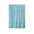 thumbnail image 4 of 2 count Crown Display 70 inch x 72 inch Shower Liner with Ring and Magnets - Light Blue, 4 of 6
