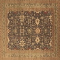 thumbnail image 1 of Ahgly Company Indoor Square Oriental Brown Traditional Area Rugs, 5' Square, 1 of 4
