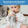 thumbnail image 2 of Biberón con popote Dr. Brown's Milestones 250 mL azul/gris 6m+, 2 of 9