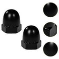 thumbnail image 6 of YWMJZEU 2 Pieces Ceramic Toilet Bolt Covers Elegant Practical Useful Toilets Decoration Black, 6 of 8