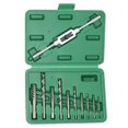 thumbnail image 4 of Mistaha Ensemble Extracteur de Filetage HSS 11 Pcs avec Clé à Robinet Réglable, Kit d'Outils de Retrait de Vis pour Acier et Aluminium, Vert, Étui Inclus, 4 of 7