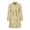 Khaki, variant on Womens Wool Blend Pea Coat Fashion Winter Dressy Overcoat Single Trench Jackets,Red L