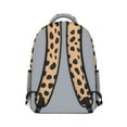 thumbnail image 3 of Leopard Print Backpack for School,Cute School Bag,Schoolbag with Adjustable Shoulder Straps & Padded Back,15.3"x11"x6.7", 3 of 6