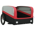 thumbnail image 2 of vidaXL Bike Trailer Kids Bicycle Cargo Trailer Cart Wagon with Tow Bar Iron, 2 of 6