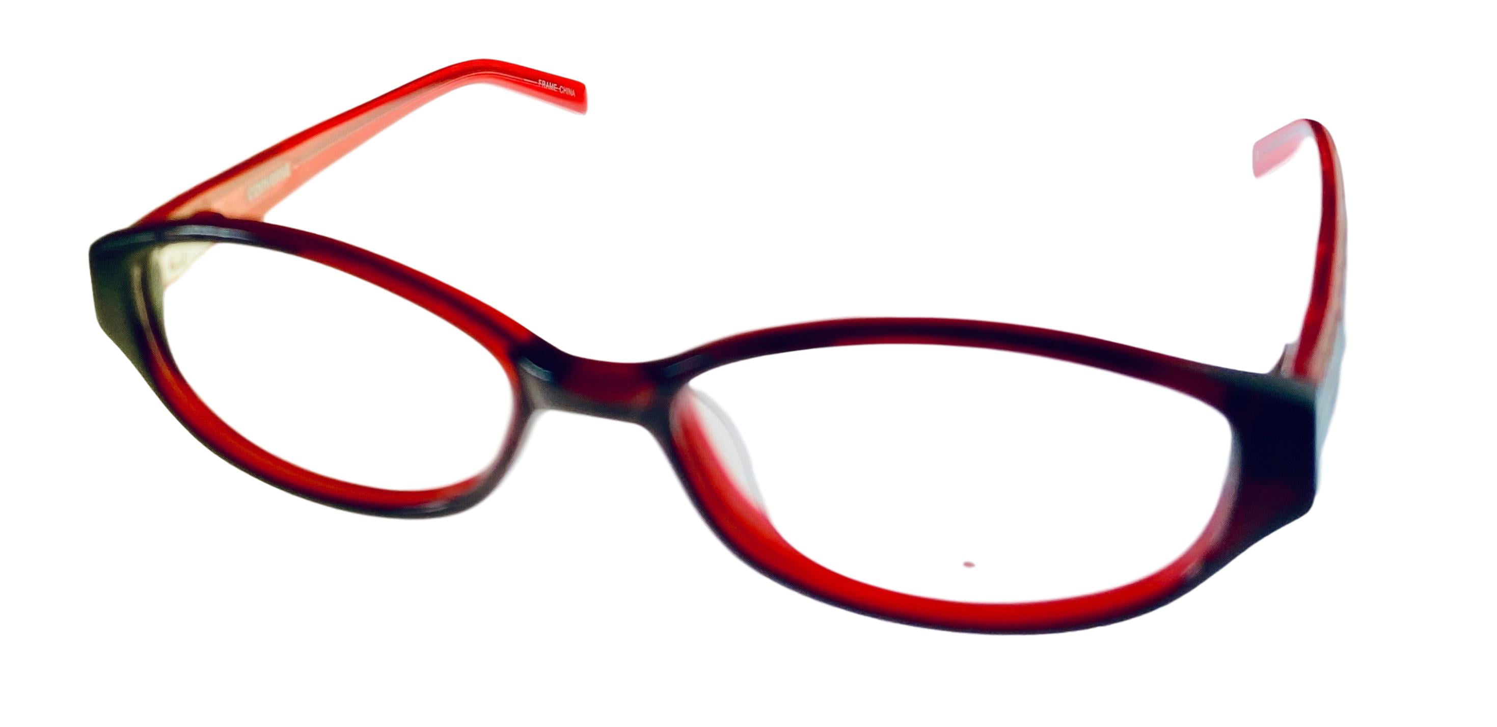 Converse Womens Red Oval Plastic Eyewear Frame. Pick Me 46mm - Walmart.com