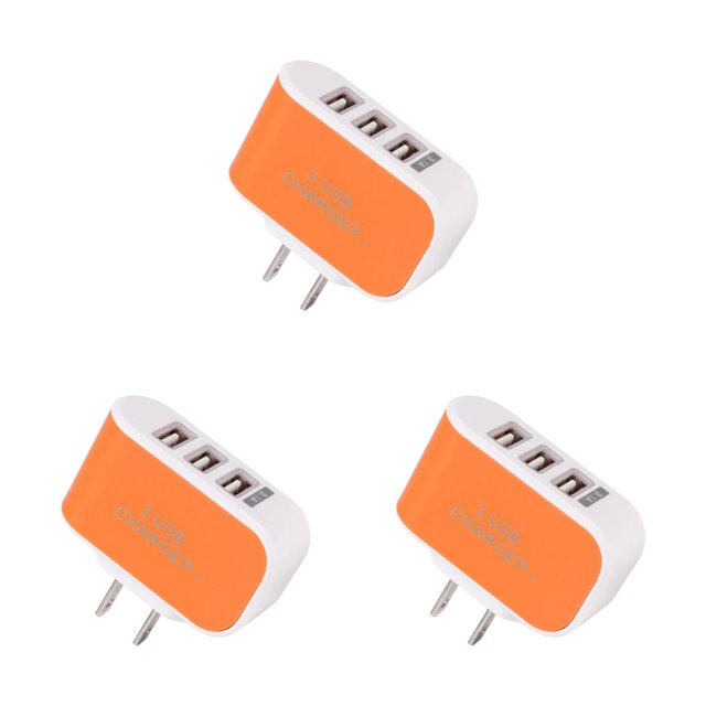Methold 3USB LED emisor de luz AC100-240V dispositivo de carga de pared de teléfono móvil adaptador de oficina de viaje enchufe de EE. UU./UE Type1 NO1