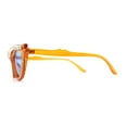 thumbnail image 4 of Full Crowned Rhinestone Studed Classic 20s Gothic Cat Eye Sunglasses Orange Blue, 4 of 4