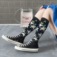 thumbnail image 5 of Yiaed Cartoon Sharks Print Great elasticity Adult Stockings Sports socks for Men and Women, 5 of 6