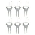thumbnail image 3 of DYNWAVECA 6x Outils de Divot de Golf Accessoires de Fourche Verte Gadgets Pince de Réparation de Pelouse de Fourche de Golf pour la Formation des Femmes Hommes Cadeaux Fournitures Raccords 8cmx4cmx3cm, 3 of 10