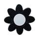 thumbnail image 2 of Amortiguador de raqueta de tenis con forma de flor, accesorio deportivo profesional a prueba de golpes Negro, 2 of 9