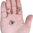 thumbnail image 4 of HLONK Fake Septum Piercing Magnetic Horseshoe Nose Ring Non Piercing Crystal Nose Hoop, 4 of 21