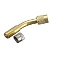 thumbnail image 3 of Adaptador de extensión de vástago de válvula en ángulo para neumático de aire de latón, para coche, bicicleta, moto, Scooter, 135 grados, 3 of 4