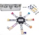 thumbnail image 2 of Colorful Mexican Domino in Metal Box and Accessories (Complete Double 12 Mexican Domino Game), 2 of 5