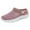 Pink, variant on DSJLMQ Women's Elastic Strap L𝗈afers Lightweight Casual S𝗅ip On Sandals Hollow Breathable Flat Shoes Summer Comfort Breathable Backless Shoes Adjustable Slingback Shoes