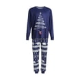 thumbnail image 3 of Qiylii Family Matching Floral Print O-Neck Long Sleeve Tops+ Pajamas Trousers, 3 of 9