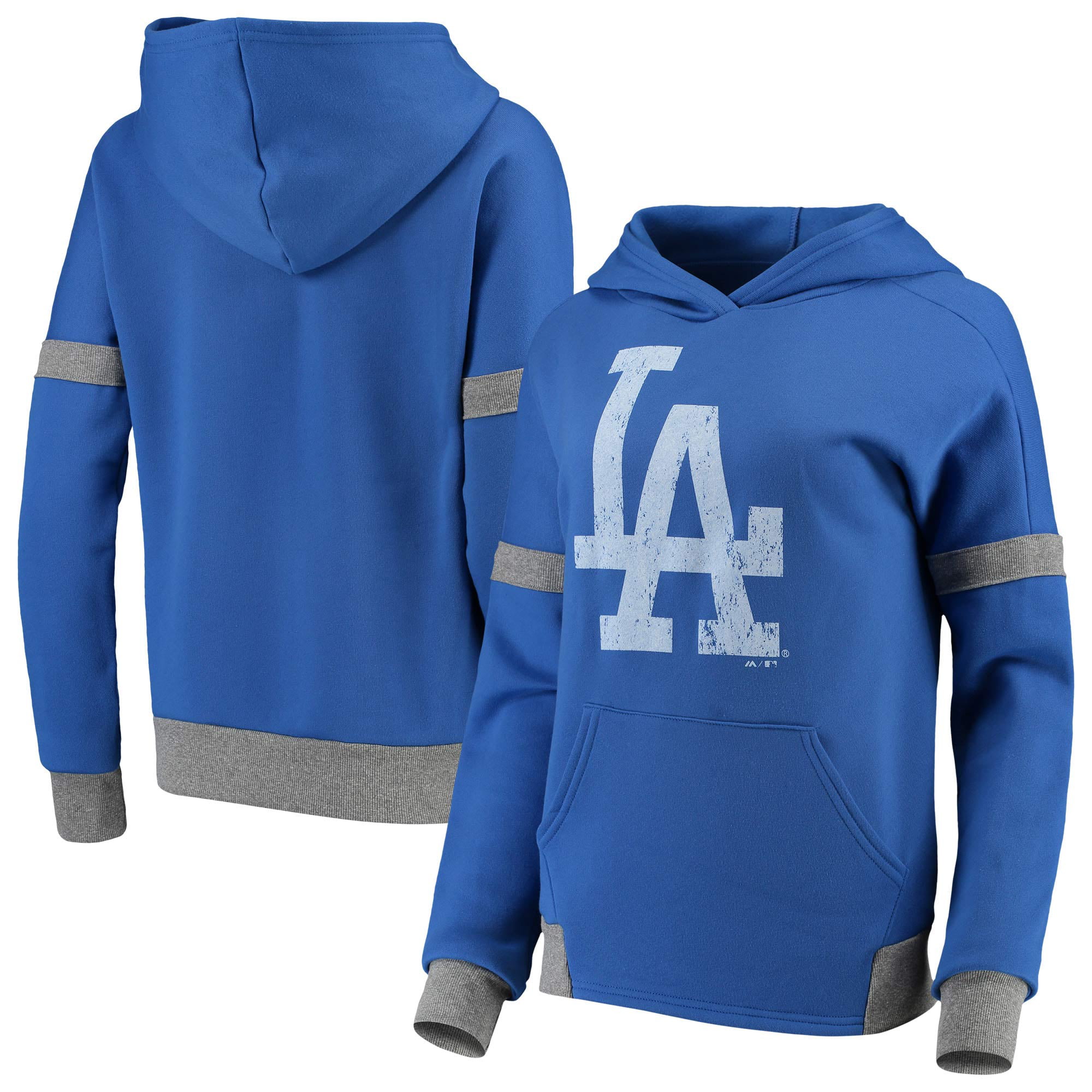 Los Angeles Dodgers Majestic Threads Women's Iconic Fleece Pullover ...