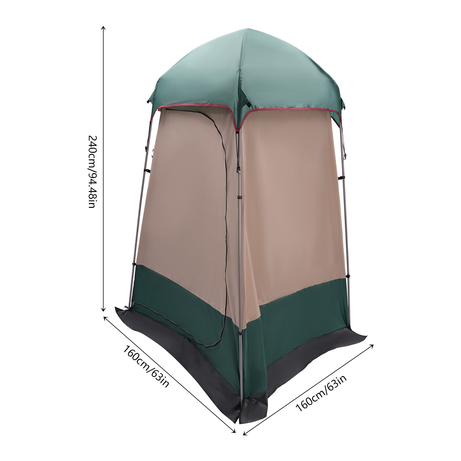 Outdoor Camping Privacy Shelter, Sun Protection, Waterproof, Portable Toilet Shower Tent for Hiking