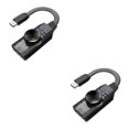 thumbnail image 1 of Moyic USB 2.0 Sound Card 7.1 3.5mm Micphone 3D Audio Adapter Earphone For LaptopPC 2piezas Tipo 1, 1 of 1