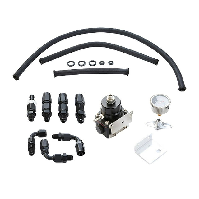 jinwen Universal Booster Turbocharger Kit PSI Display Modification Pressure Gauge Meter black