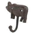 thumbnail image 5 of Pack of 4 Cast Iron Western Vintage Rustic Bacon Pig Wall Coat Hooks Hangers, 5 of 6