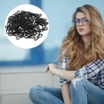 thumbnail image 1 of OUNONA 100Pack Black Plastic Mask Rope Hook Hanging Buckle For Daily Use, 1 of 6