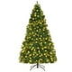 thumbnail image 1 of Árbol de Navidad Costway PVC Preiluminado 225 cm 400 luces LED, 1 of 4