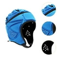 thumbnail image 6 of yotijay Rugby Helmet Football Helmet Breathable Ultralight Headgear Rugby Cap Blue, 6 of 9