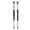 Black 1PCS, variant on Double Ended Eyeshadow Brush For Beginners Soft Bristled Makeup Brush That Does Not Absorb Powder Blends And Easily Applies Makeup 2pc, 5.11 inch, Black 1PCS