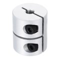 thumbnail image 1 of Uxcell Raccord d'Arbre 6 à 12.7mm(ID) 30mm(L) Connecteur d'Arbre en Alliage d'Aluminium Joint Rigide Accessoires de Moteur, 1 of 6