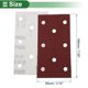 thumbnail image 4 of 70 Pcs Papel de Lija Rectangular 8 Agujeros 800 Grano Hojas de Lijado de Gancho y Bucle Universal para Reacondicionamiento Automotriz 180x95mm Óxido de Aluminio Rojo, 4 of 7