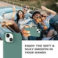 thumbnail image 5 of iPhone 13 Case, Liquid Silicone Soft Gel Rubber iPhone 13 Phone Case Slim Fit Cover with Microfiber Lining Shockproof Protective Phone Cases for iPhone 13 6.1 inch, Pine Green, 5 of 16