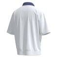 thumbnail image 2 of Playera Polo George Para Hombre con Cuello de Sarga Blanca Talla G, 2 of 4