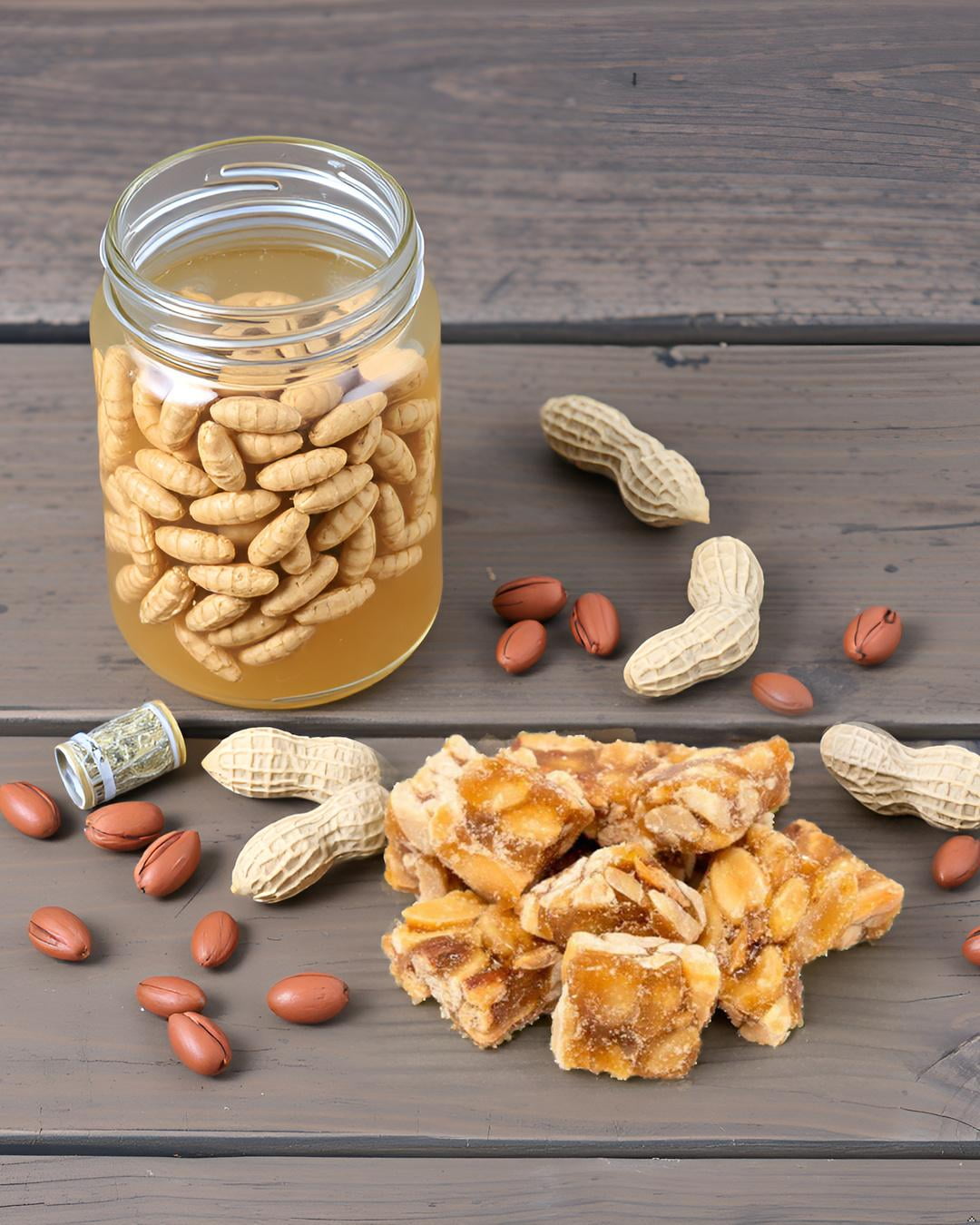 2LB Old Fashioned Peanut Squares by Nuts to You | Peanut Crunch with Delightful Crunch & All Natural Ingredients | Peanut Candy Sweet Snack Honey Taste