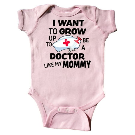 

Inktastic I Want To Grow up To Be a Doctor Like My Mommy Gift Baby Boy or Baby Girl Bodysuit