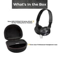 thumbnail image 6 of Sony MDR-ZX310AP ZX Series Stereo Headset (Black) Bundle with Headphone Case (2 Items), 6 of 7