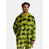 Dr. Seuss Men's Grinch Superminky Lounger, One Size Fits Most