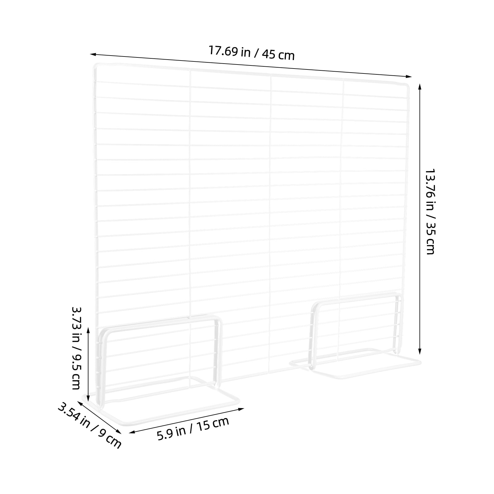 BEADCEST Metal Freezer Shelf Divider for Refrigerator Space Optimization