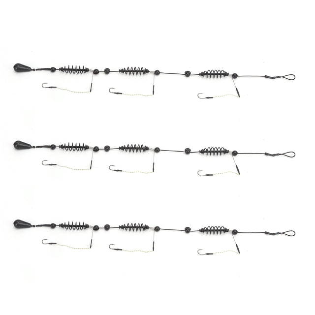 Juego de jaulas para señuelos de pesca 3 unidades Jadeshay jaula de anzuelo de pesca