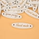 thumbnail image 1 of 100 Uds. Etiqueta De Botones De 2 Agujeros Hecha A Mano De Madera Ovalada, Manualidades De álbum De Recortes Para Costura, Manualidades Para Hacer Manualidades, 1 of 7