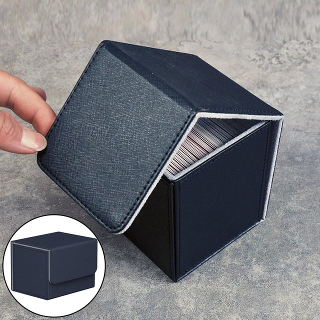 Caja de almacenamiento CUTICAT de cuero PU ranurada para s comerciales