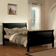 thumbnail image 2 of ACME Louis Philippe III Queen Sleigh Bed in Black , Multiple Sizes, 2 of 4