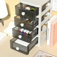 thumbnail image 4 of Cheers US Desk Organizer，Stackable Desk Drawers Desktop Organization Drawers Set Tabletop Cosmetic Storage Organization, 4 of 7