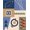 Blue, Pattern 6, variant on ODIKA 6'x9' Navy Geometric Abstract Design With Modern Washable Area Rug Nautical Ornamental Balanced Border Layout Non-Slip, Chair-Friendly, for Dining Room, Under Table, Office Décor
