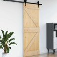 thumbnail image 2 of vidaXL Porte NARVIK 85x210 cm Bois Massif Pin, 2 of 5