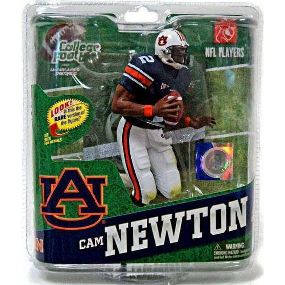 NCAA Series 4 Cam Newton Blue Jersey Action Figure